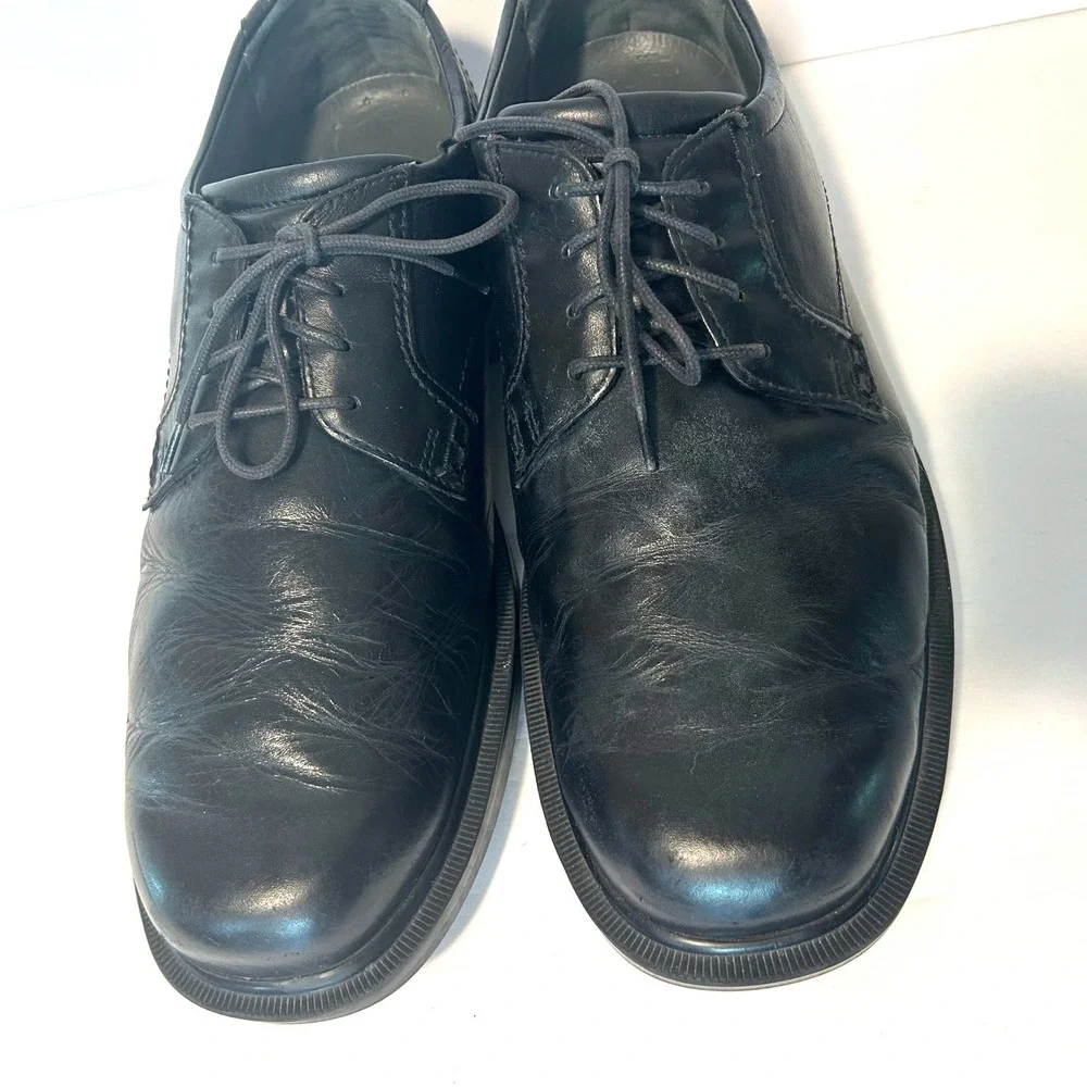 SAS Ambassador Oxford Mens 11.5 Black Leather Lace Up Dress Shoes Orthopedic